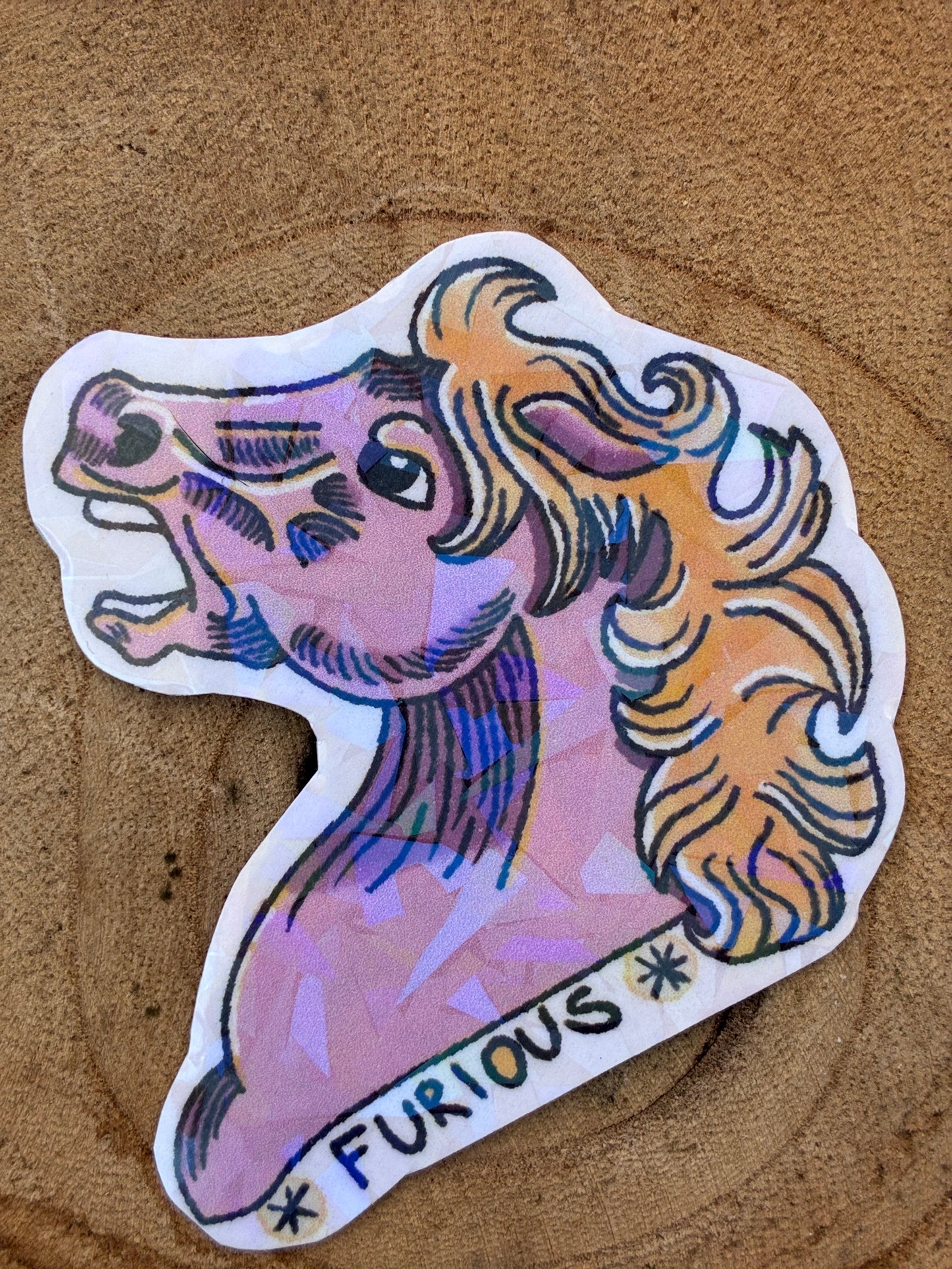 Sticker Furious bunt