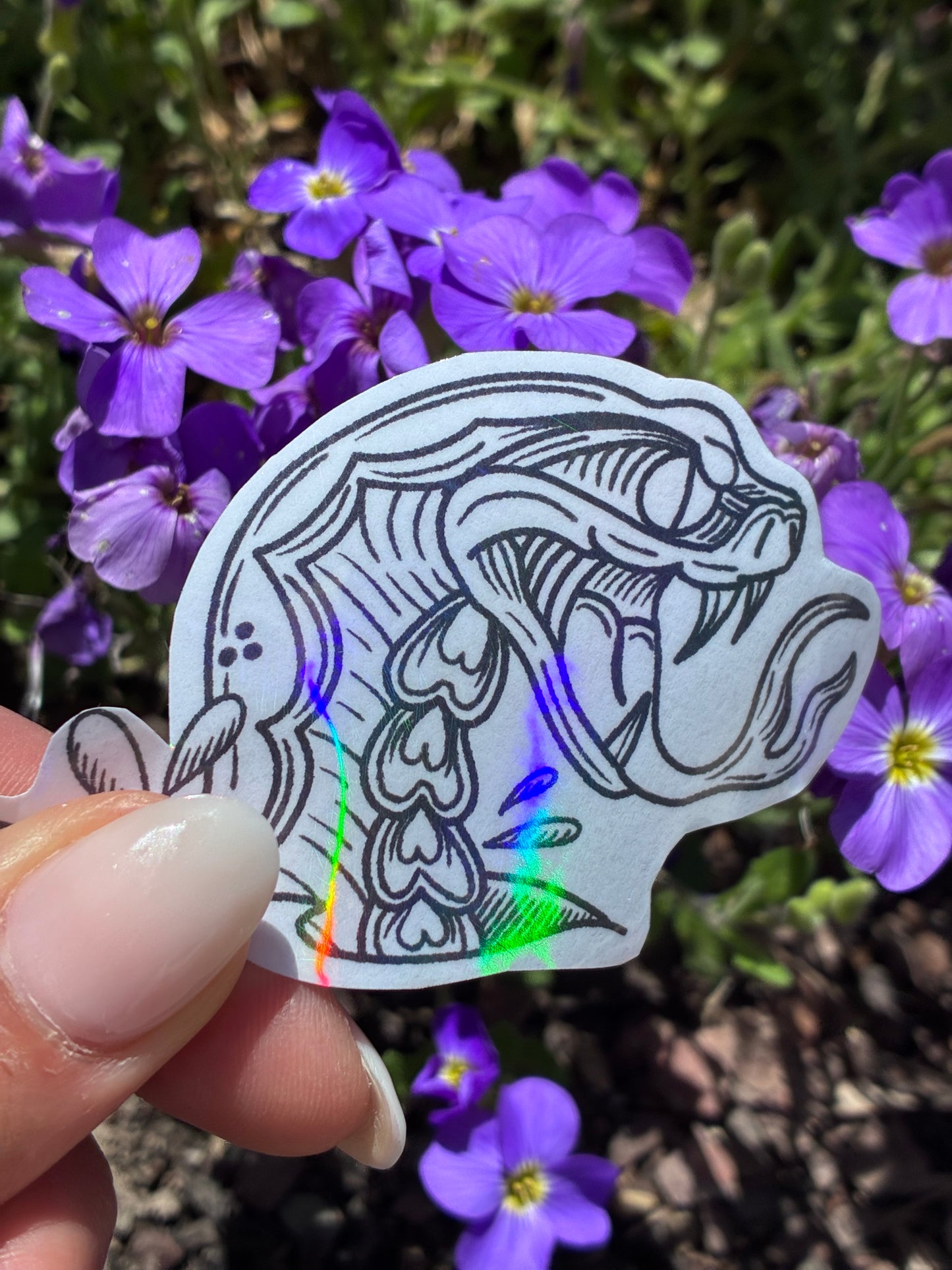 Sticker Schlange SW