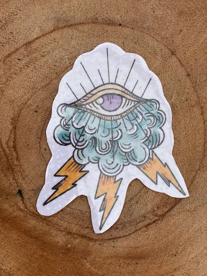 Sticker Auge bunt