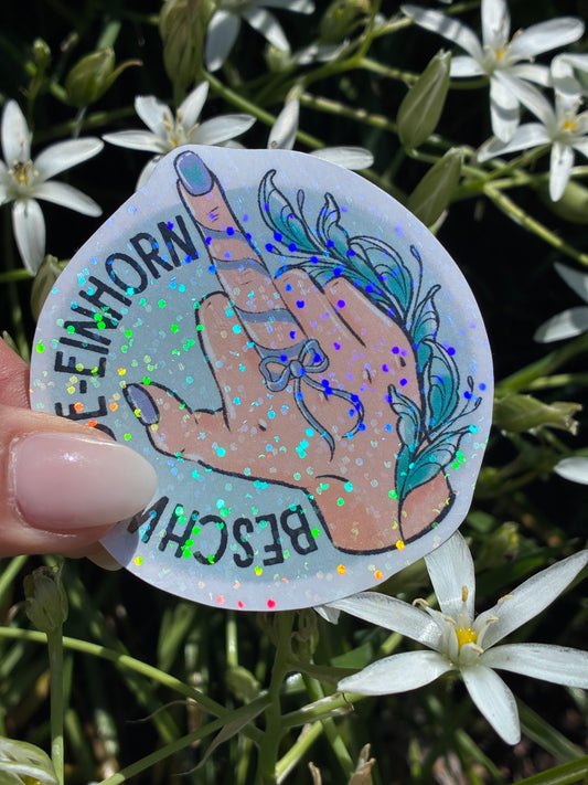 Sticker BeschwerdeEinhorn