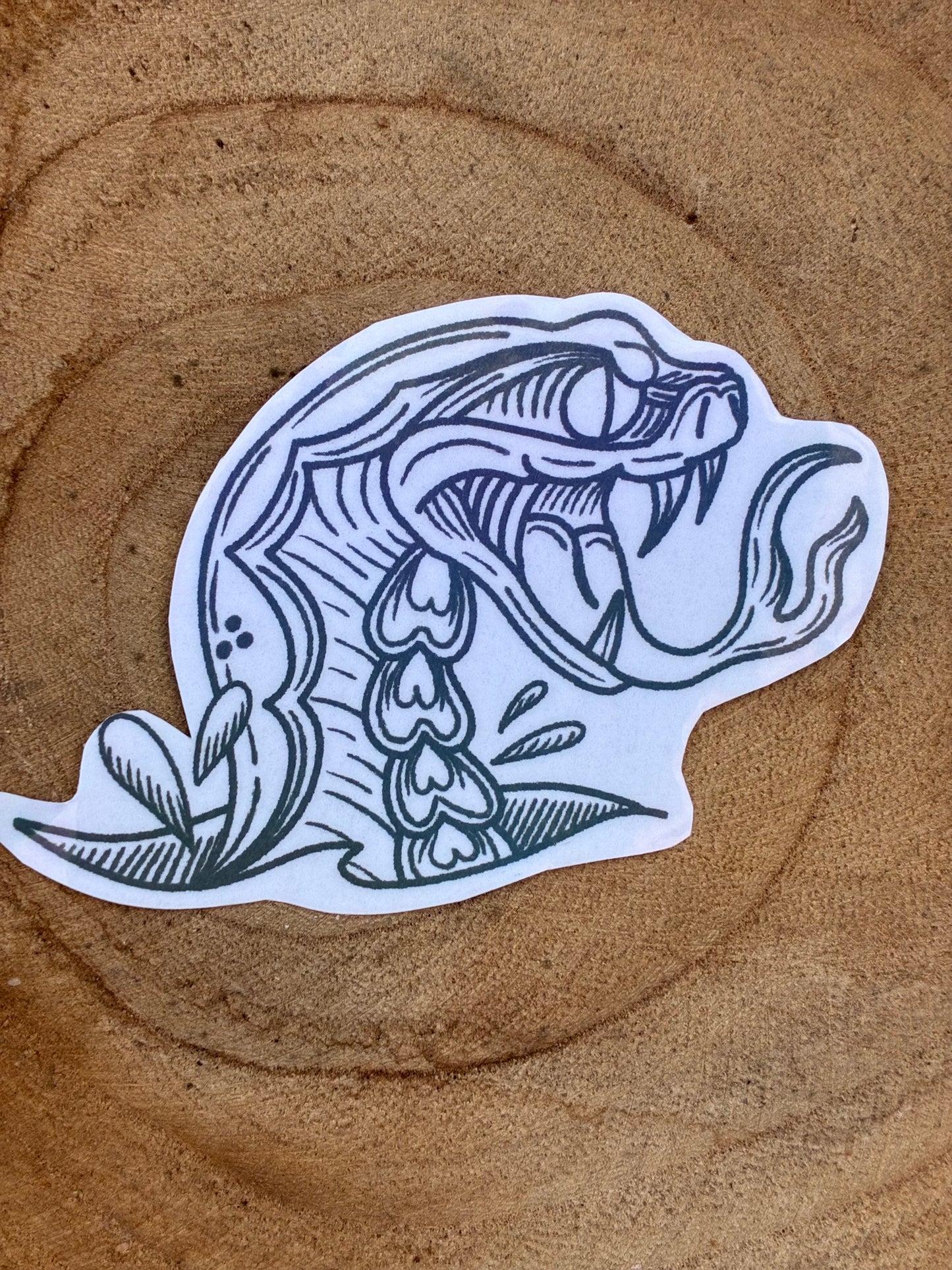 Sticker Schlange SW