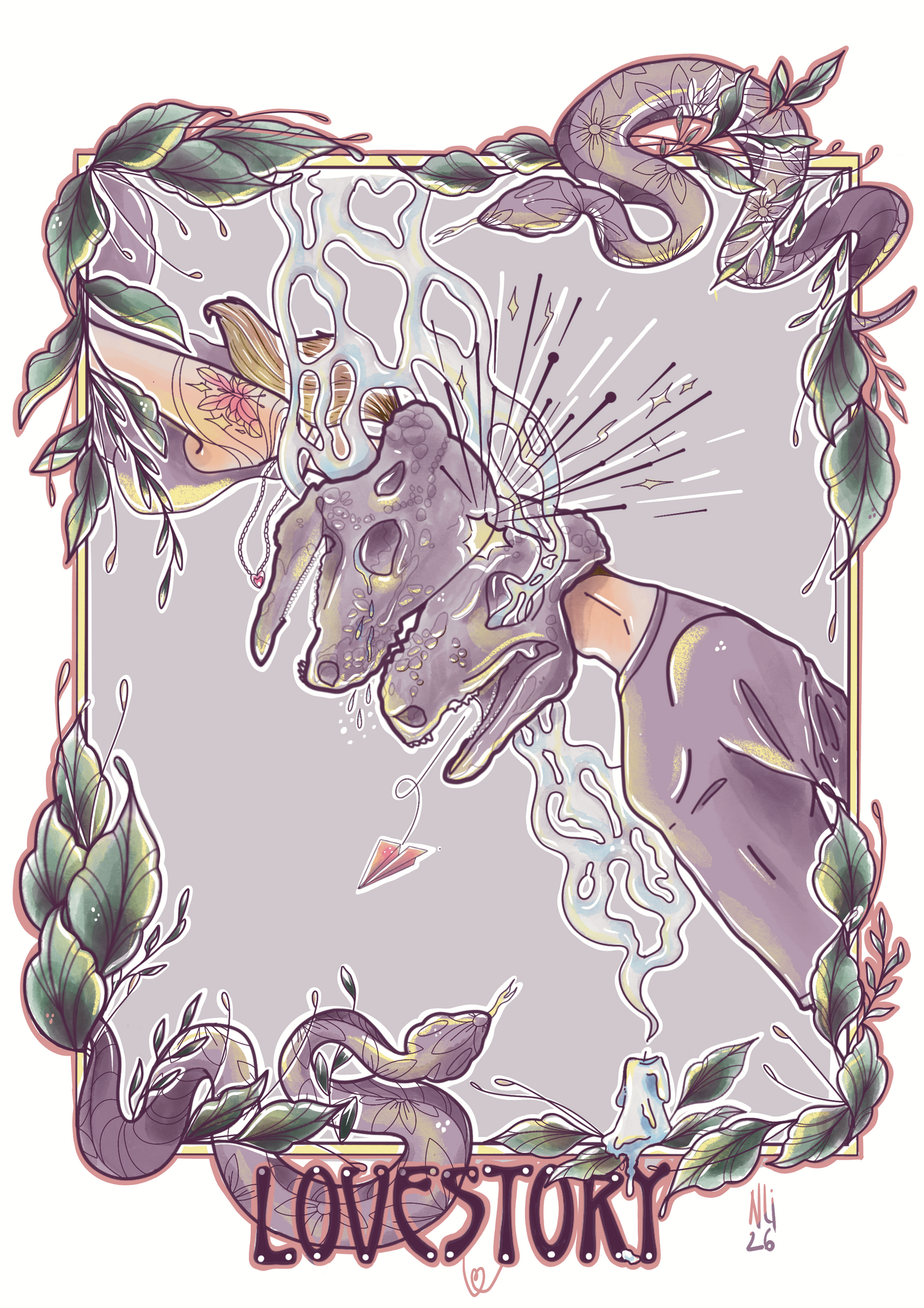 Lovestory Artprint A3 Limitierte Auflage Signiert & mit Zertifikat